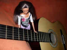 Innere Frau spielt Gitarre (innere Familie)